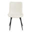 44cm H Cotton Upholstered Metal Side Chair-4628364