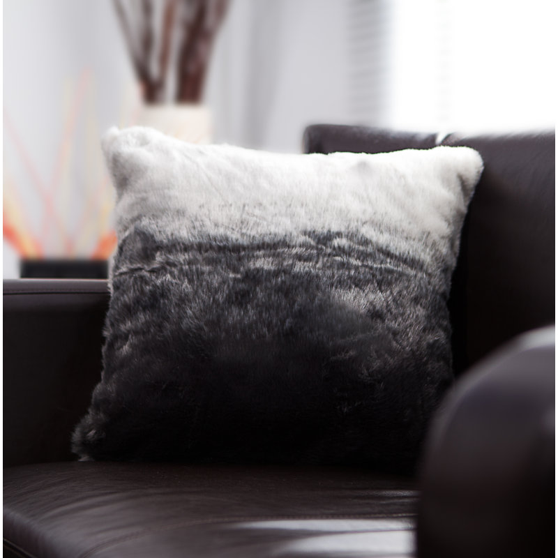 Coussin Lush, Gris