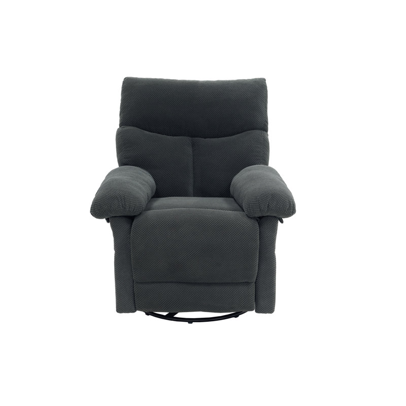 Fauteuil inclinable et pivotant Modern, Dark Grey Fabric