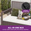 Balconera 70 Gallon All-Weather PE Rattan Storage Bench-111572098