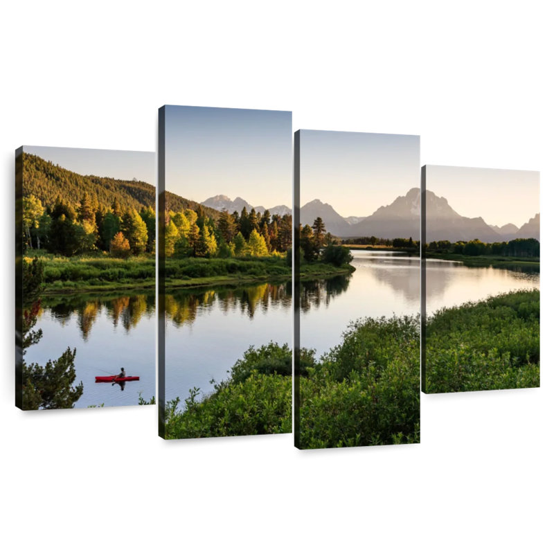 Fisherman At Snake River