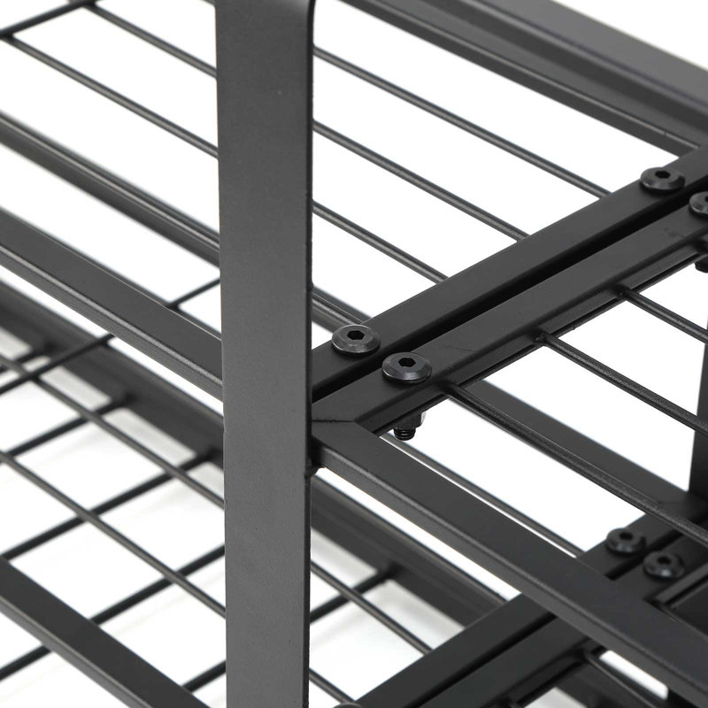 4 Layers 8 Slots Wall Mount Power Tool Organiser Rack