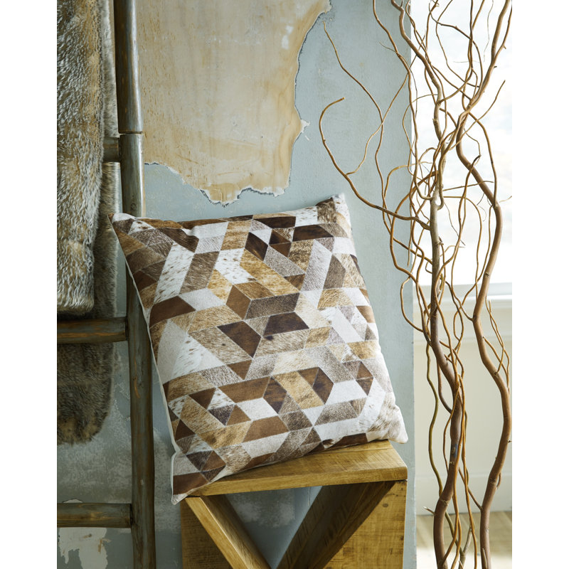 Housse et insert de coussin décoratif en polyester Adamund