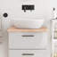 Agathi 60cm Solid Wood Bathroom Vanity Top