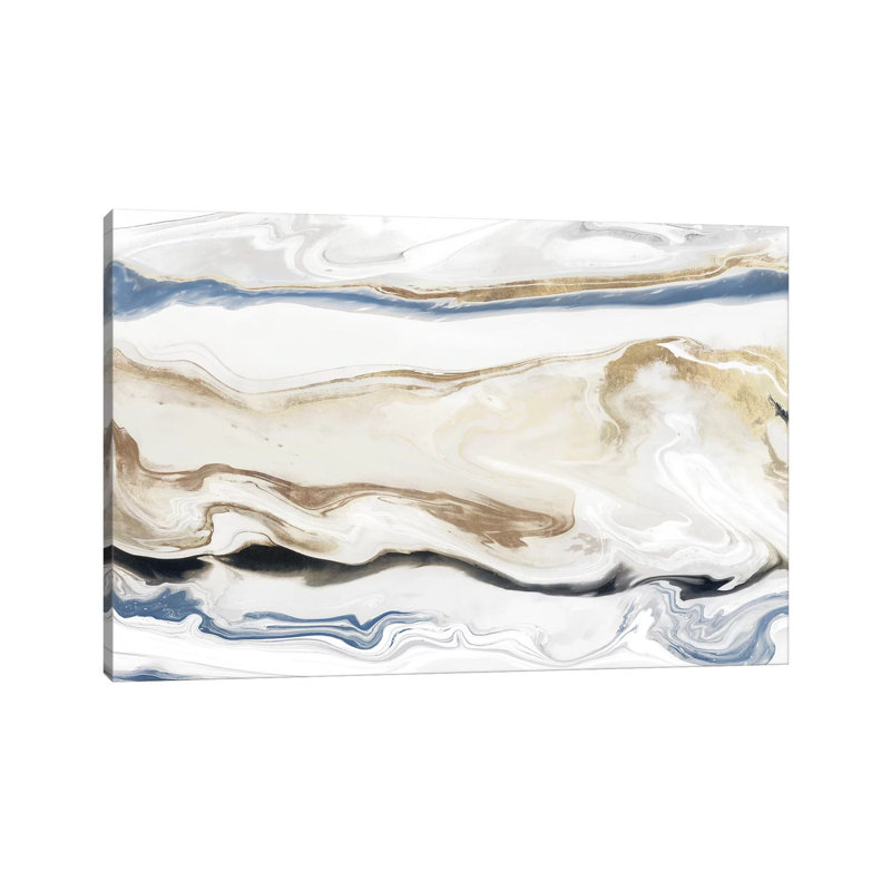 «Synthesis I» par Isabelle Z - impression d'art graphique, Toile tendue, Pas de tapis, H 26 po x l 40 po x 1,5 po