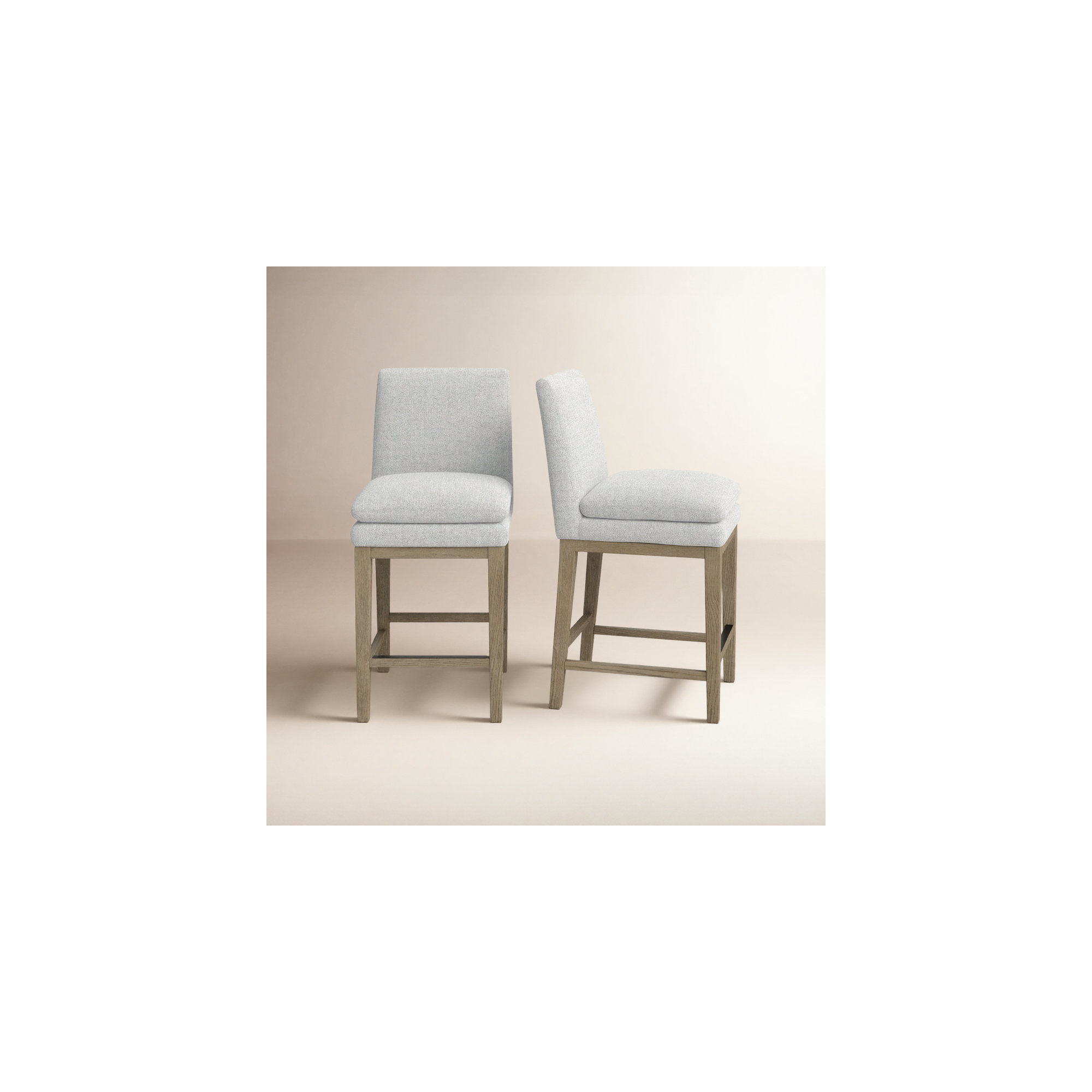 Bethea 26" Counter Stool , Gray Heathered