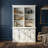 Bridie Storage Bookcase 86.61" H x 57.09" W-93925594