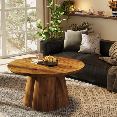 31.5-Inch Solid Wood Coffee Table, Easy Assembly