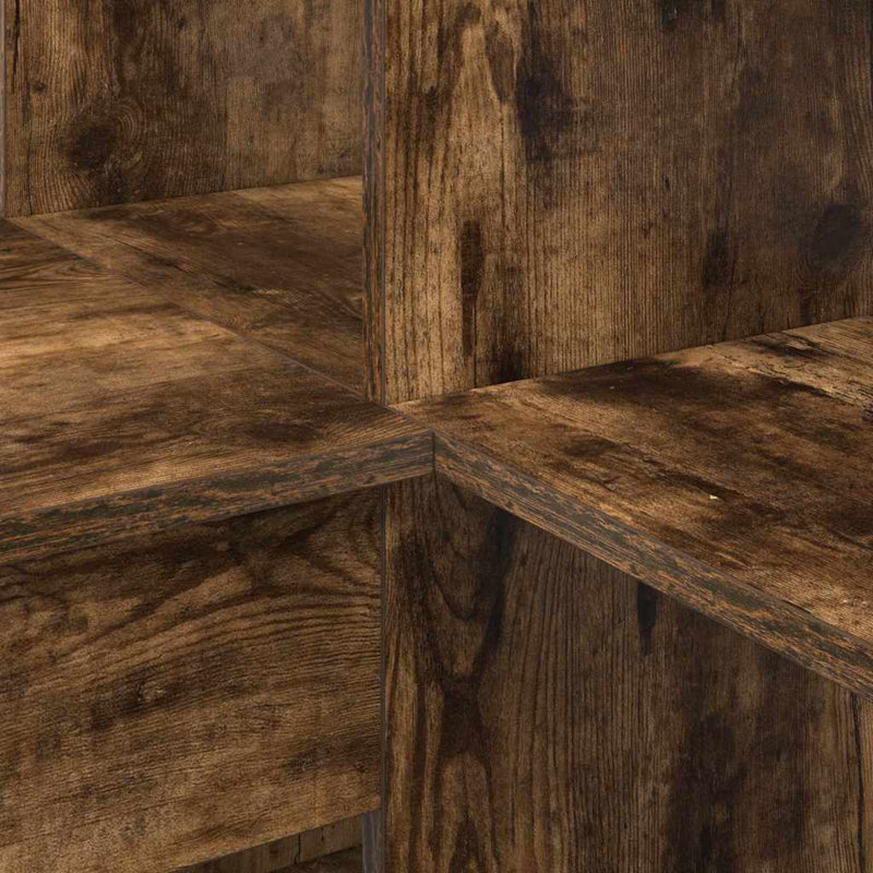 Corner Desk 101.5 X 149.5 X 149.5 Cm Engineered Wood, Smoked Oak