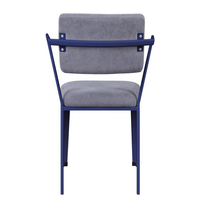 Chaise de bureau rembourrée à dossier ouvert