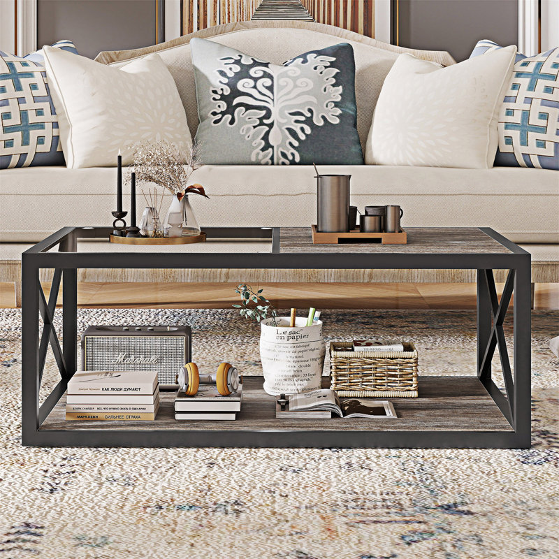 Table basse double couche