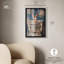 Reproduction d'art mural de salle de bain "Rabbit in Garden toilettes" par Art Remedy, cadre noir, 17 x 25-320901270-320901353