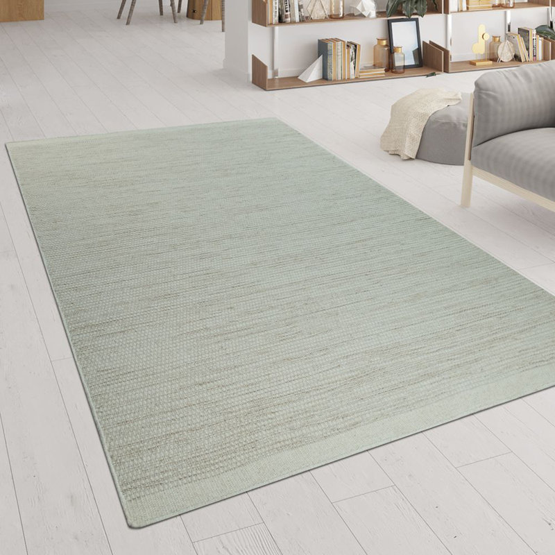 Defreitas Solid Colour Hand Woven Area Rug, Rectangular 200 x 300cm