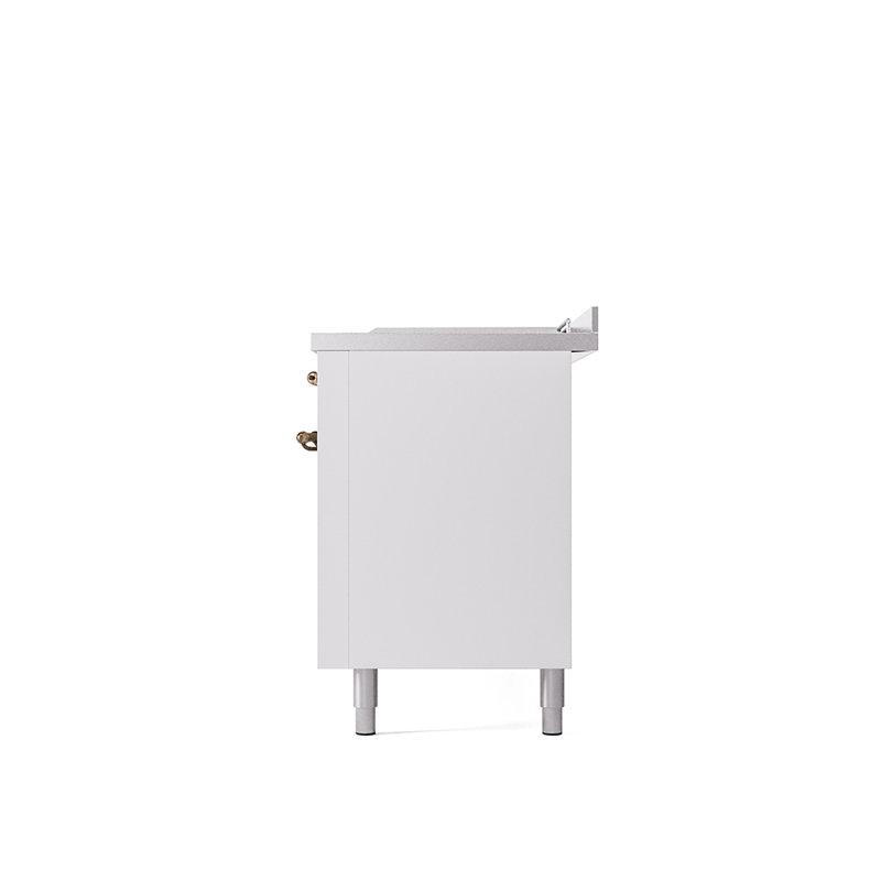 ILVE Nostalgie II, cuisinière à double combustible de 60 po, 7 brûleurs, plaque chauffante, surface de cuisson française