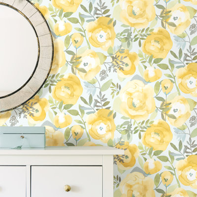 Hassel 216" L x 20.5" W Peel and Stick Wallpaper Roll