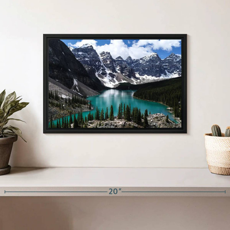 Paysage d'Alvord Lake Louise, H 9 po x l 13 po