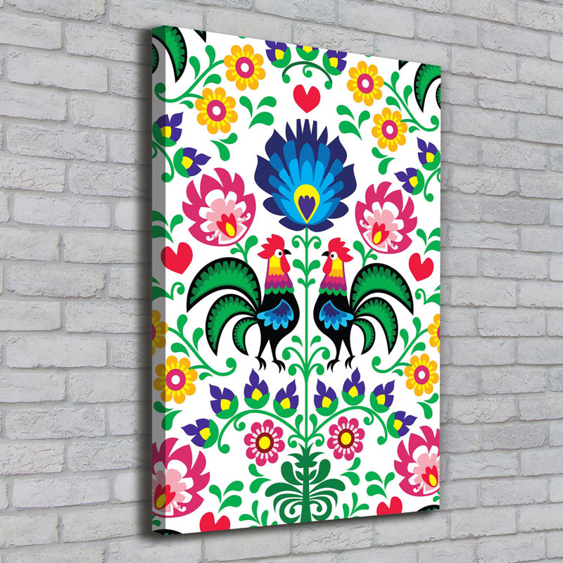 Ethnic Pattern - Wrapped Canvas Print