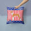 Coussin décoratif intérieur/extérieur neutre patriotique-1361931697