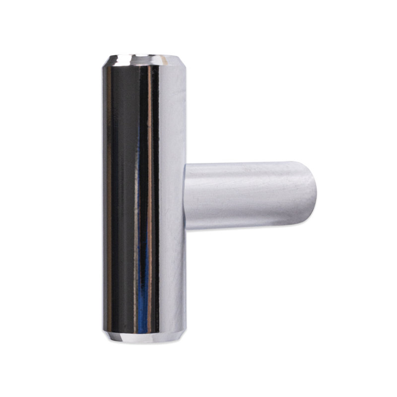 Bouton d'armoire de bar 1-9 / 16 po, chrome poli, acier (ensemble de 2), Chrome poli, 1 1/2", 2