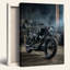 Ensemble de 1 tableau sur toile pour garage de moto-130560333-130560334