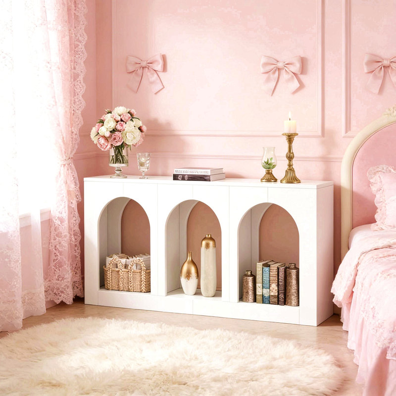 Stylish Arches Side Table,Entryway Table,Stable Console Table