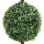118cm Faux Boxwood Plant in Wood Pot