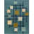 Bleu sarcelle/Beige/Jaune