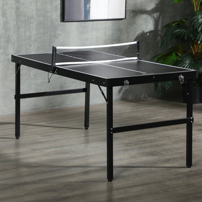 Soozier Foldable Table Tennis Table