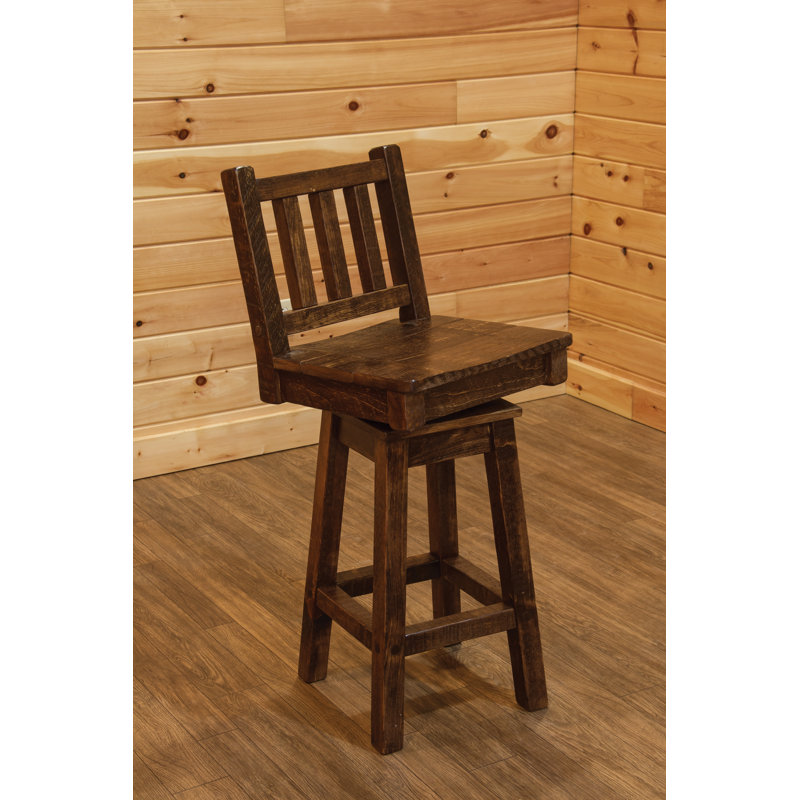 Tabouret de bar, de comptoir et de très grand lit Angelica, Brun, Très grand (assise de 43 po de hauteur)
