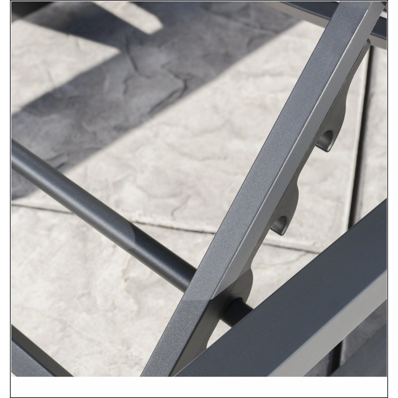 Méridienne VENISE CHAISE, Noir/gris