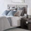 Cisero Matelasse Coverlet In Blue