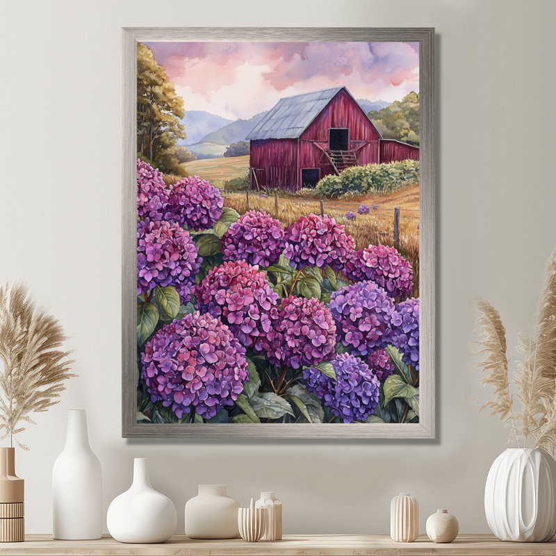 Impressions murales sur papier à fleurs, H 32 po x l 16 po, Argent argent, Reproduction encadrée d'une seule photo