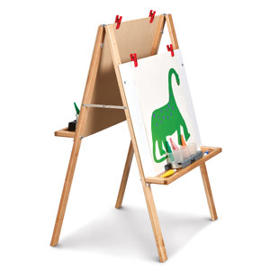 Wood Designs 17523 Tot Size Double Acrylic Easel, Red