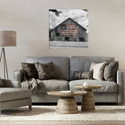 Toile de grange rustique patriotique, design par Sophie 6