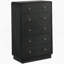 Commode 5 tiroirs noire