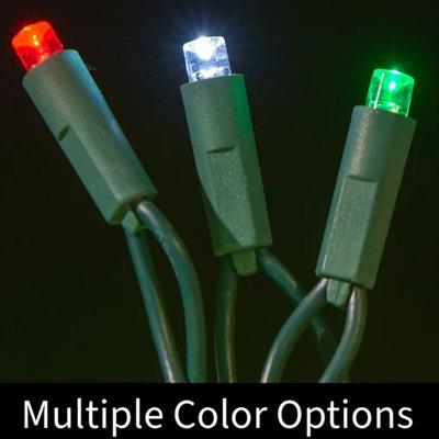LED Concave 5MM Light Set, 70 Ct, 4" Spacing, Two Wire -Pro Lights (Pink)
