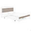 Structure de lit plateforme avec lit gigogne, ports USB et support à lattes pour grand lit-2055136211-2055136210