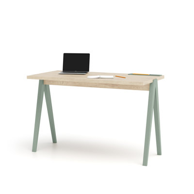 Dikili Solid Wood Base Writing Desk