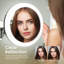 Miroir de maquillage circulaire grossissant 5x-93465430