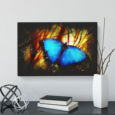 Butterfly Vol.7 Paint Splash - Wrapped Canvas
