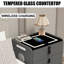 Modern 3 - Drawer Nightstand With Wireless Charging, Bluetooth Speaker, Led Night Light & Fingerprint Lock (pre-assembled)
