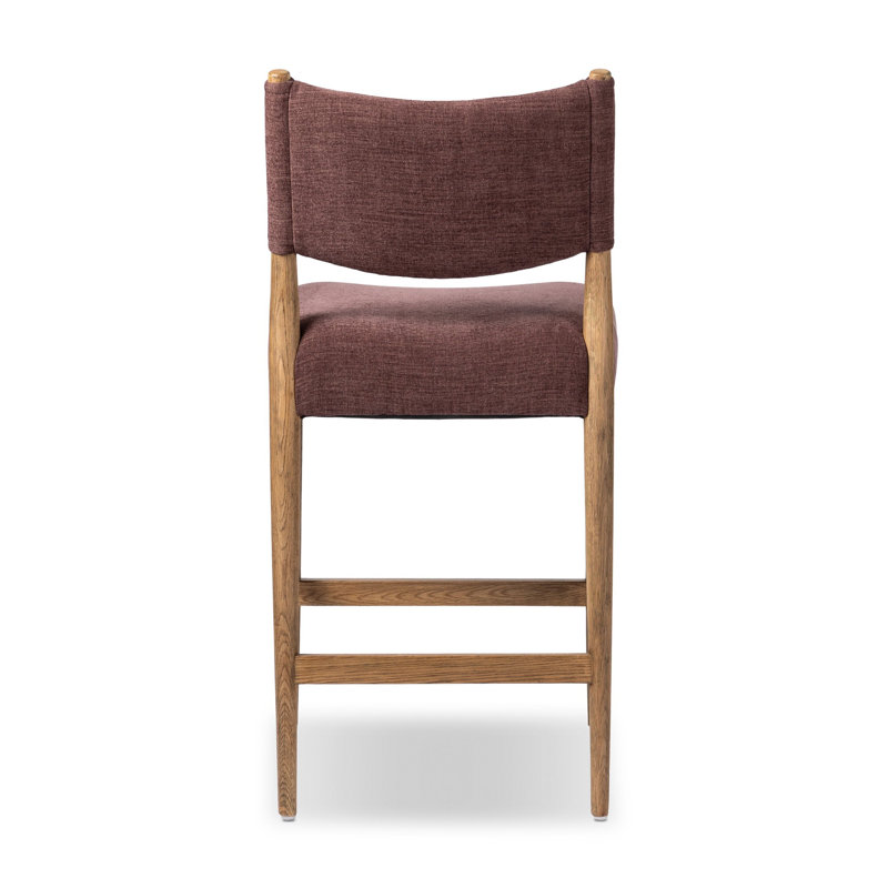 Jayla Stool-Antwerp Natural-Counter, Toasted Oak, Altair Mushroom/Polyester