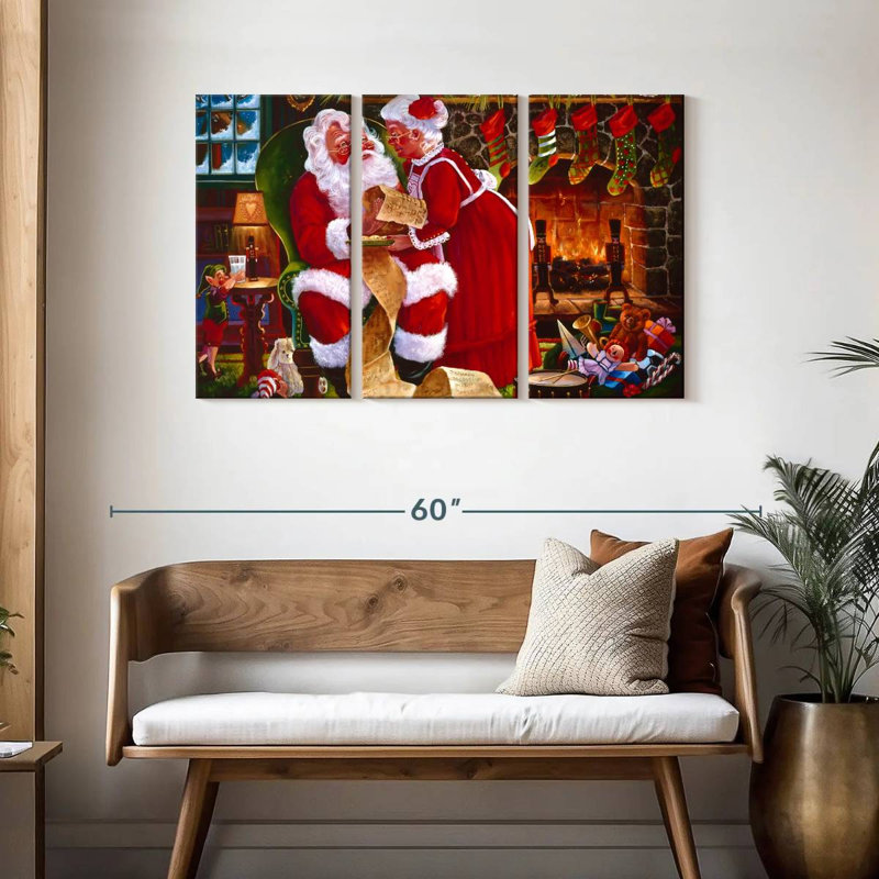 Lelend M. et Mme Claus, H 28 po x l 45 po