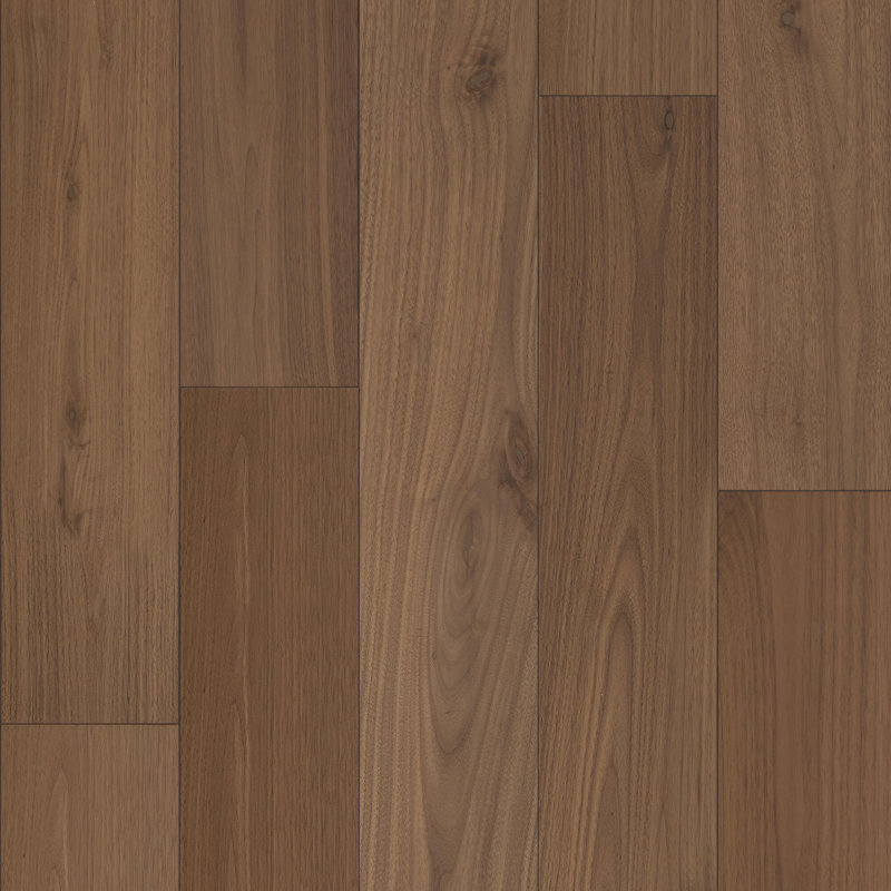 Parquet en noyer d'ingénierie de 7 po de largeur et de noyer d'ingénierie Crafted