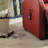 28" Red Tufted Faux Leather Power Lift Assist Recliner-958804222
