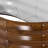 Galvanized Raised Garden Beds, 4 x 2 x 1 ft, Oval Metal Planter Boxes Kit Outdoor, Bottomless Elevated Garden Box with Gloves, Alu-Zinc, for Planting Flowers Vegetables, Deep Wood Grain-1147125008