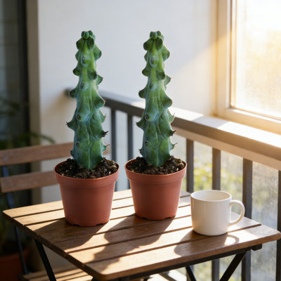 Myrtillocactus Geometrizans Catus, Boobie Cactus, Live Plants (Set of 2)