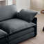 Canapé en U rembourré à 4 places avec 2 repose-pieds en forme de U, canapé moelleux de qualité supérieure-2050961456