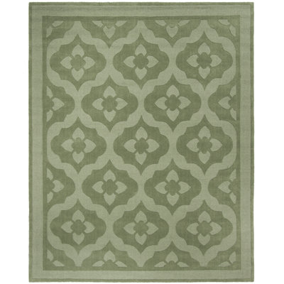 Tapis floral en laine touffeté à la main Trombetta