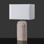 Lampe de table en travertin Rodrick